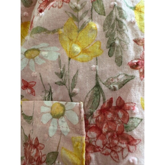Penelope Mack Ltd Baby Girl Dress 24M Pink Floral Button Front Pockets - Picture 4 of 6